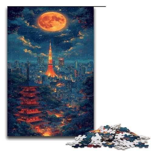 1000 teiliges Puzzle japanischer Tempelturm Puzzle für Erwachsene Holzpuzzle Lernspiel 1000 Teile 1000 teiliges Puzzle japanischer Tempelturm Puzzle für Erwachsene Holzpuzzle Lernspiel 1000 Teile von QSYFNBZL