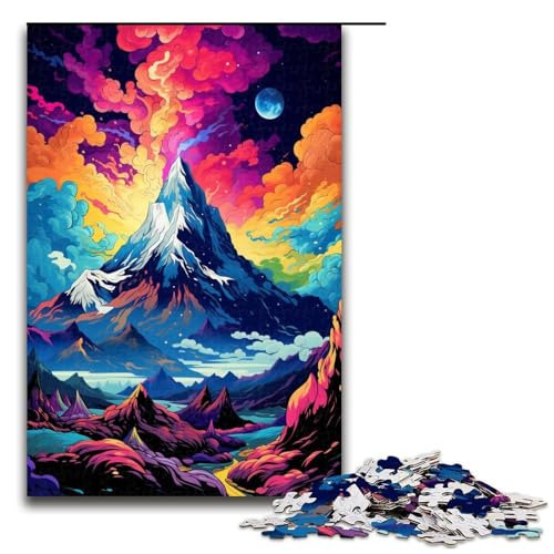 1000 teiliges Puzzle mit Berglandschaft Holzpuzzle Lernspiele Heimdekoration 75 x 50 cm 1000 teiliges Puzzle mit Berglandschaft Holzpuzzle Lernspiele Heimdekoration 75 x 50 cm von QSYFNBZL