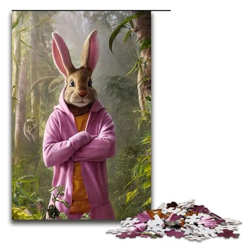 1000 teiliges Puzzle mit Kapuze Kaninchen für Erwachsene Holzpuzzle Familienspiele 75 x 50 cm 1000 teiliges Puzzle mit Kapuze Kaninchen für Erwachsene Holzpuzzle Familienspiele 75 x 50 cm von QSYFNBZL