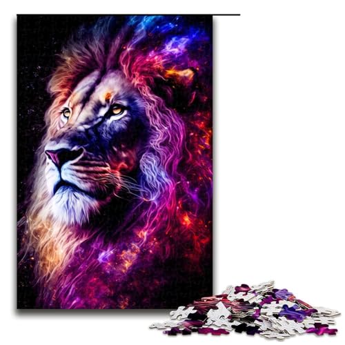 1000 teiliges Puzzle mit Löwenmotiv Holzpuzzle Lernspiele Heimdekoration 75 x 50 cm 1000 teiliges Puzzle mit Löwenmotiv Holzpuzzle Lernspiele Heimdekoration 75 x 50 cm von QSYFNBZL