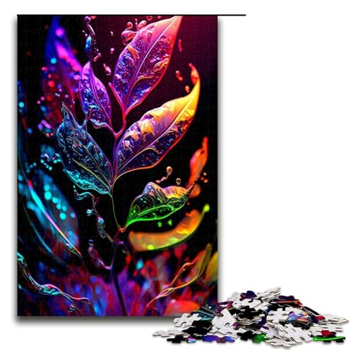 1000 teiliges Puzzle mit bunten Blättern Holzpuzzle Lernspiele Heimdekoration 75 x 50 cm 1000 teiliges Puzzle mit bunten Blättern Holzpuzzle Lernspiele Heimdekoration 75 x 50 cm von QSYFNBZL