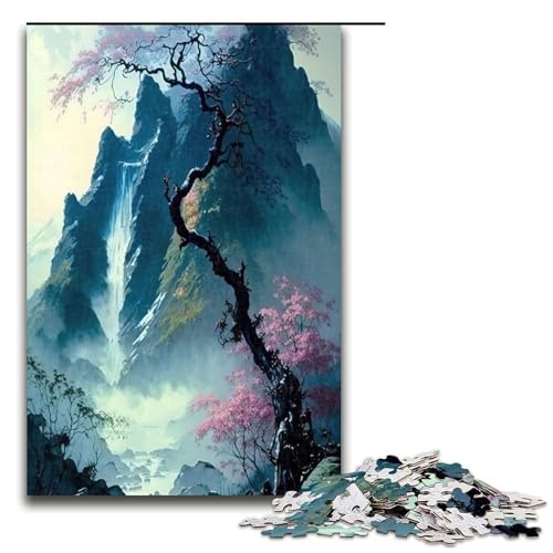 1000 teiliges Puzzle mit japanischer Landschaft Holzpuzzle Lernspiele Heimdekoration 75 x 50 cm 1000 teiliges Puzzle mit japanischer Landschaft Holzpuzzle Lernspiele Heimdekoration 75 x 50 cm von QSYFNBZL