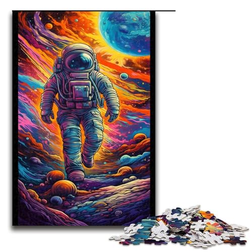 1000 teiliges Puzzle psychedelisches Astronauten Puzzle für Erwachsene Holzpuzzle Lernspiel 1000 Teile 1000 teiliges Puzzle psychedelisches Astronauten Puzzle für Erwachsene Holzpuzzle Lernspiel 1000 Teile von QSYFNBZL