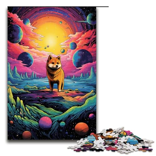 1000 teiliges Puzzle süßes Shiba Inu Puzzle Holzpuzzle Lernspiele Heimdekoration 75 x 50 cm 1000 teiliges Puzzle süßes Shiba Inu Puzzle Holzpuzzle Lernspiele Heimdekoration 75 x 50 cm von QSYFNBZL