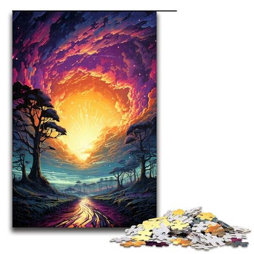 1000 teiliges buntes psychedelisches Himmel Puzzle Geschenk Puzzle für Erwachsene Weihnachtswunschliste mit Weihnachtsmann für Teenager ab 14 Jahren 75 x 50 cm 1000 teiliges buntes psychedelisches Himmel Puzzle Geschenk Puzzle für Erwachsene Weihnachtswunschliste mit Weihnachtsmann für Teenager ab 14 Jahren 75 x 50 cm von QSYFNBZL