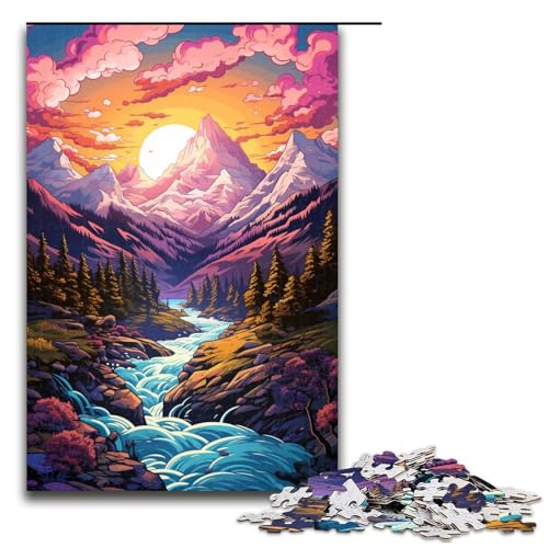 1000 teiliges farbenfrohes Puzzle mit wunderschönen Bergen Geschenk Puzzle für Erwachsene Weihnachtswunschliste mit Weihnachtsmann für Teenager ab 14 Jahren 75 x 50 cm 1000 teiliges farbenfrohes Puzzle mit wunderschönen Bergen Geschenk Puzzle für Erwachsene Weihnachtswunschliste mit Weihnachtsmann für Teenager ab 14 Jahren 75 x 50 cm von QSYFNBZL
