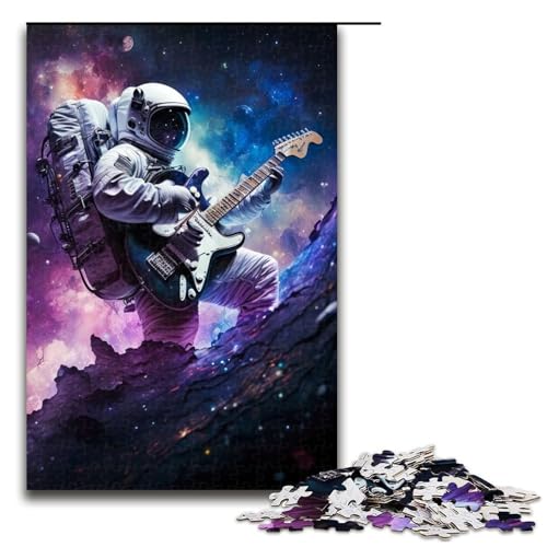 Astronaut spielt Gitarre 1000 teiliges Puzzle für Erwachsene als Geschenk geeignet für Teenager ab 14 Jahren 75 x 50 cm Astronaut spielt Gitarre 1000 teiliges Puzzle für Erwachsene als Geschenk geeignet für Teenager ab 14 Jahren 75 x 50 cm von QSYFNBZL