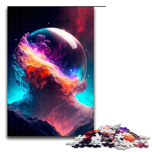 Astronauten Puzzle 1000 Teile für Erwachsene als Geschenk geeignet für Teenager ab 14 Jahren 75 x 50 cm von QSYFNBZL