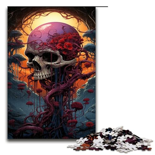 Bunte Totenköpfe 1000 teiliges Puzzle für Erwachsene als Geschenk geeignet für Teenager ab 14 Jahren 1000 Teile Bunte Totenköpfe 1000 teiliges Puzzle für Erwachsene als Geschenk geeignet für Teenager ab 14 Jahren 1000 Teile von QSYFNBZL