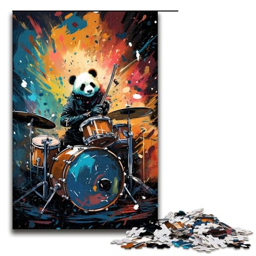 Buntes psychedelisches Panda Gemälde 1000 teiliges Puzzle für Erwachsene als Geschenk geeignet für Jugendliche ab 14 Jahren 75 x 50 cm Buntes psychedelisches Panda Gemälde 1000 teiliges Puzzle für Erwachsene als Geschenk geeignet für Jugendliche ab 14 Jahren 75 x 50 cm von QSYFNBZL