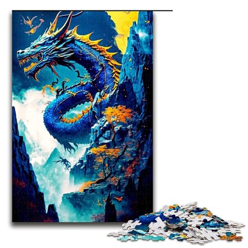 Drachen Puzzle 1000 Teile für Erwachsene als Geschenk geeignet für Jugendliche ab 14 Jahren 75 x 50 cm Drachen Puzzle 1000 Teile für Erwachsene als Geschenk geeignet für Jugendliche ab 14 Jahren 75 x 50 cm von QSYFNBZL