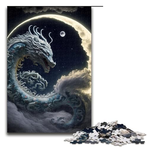 Drachen Puzzle 1000 Teile für Erwachsene als Geschenk geeignet für Jugendliche ab 14 Jahren 75 x 50 cm Drachen Puzzle 1000 Teile für Erwachsene als Geschenk geeignet für Jugendliche ab 14 Jahren 75 x 50 cm von QSYFNBZL