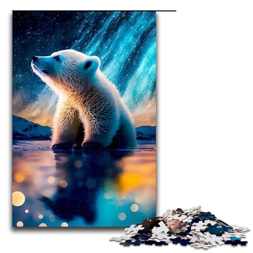 Eisbär Puzzle 1000 Teile für Erwachsene als Geschenk geeignet für Teenager ab 14 Jahren 75 x 50 cm Eisbär Puzzle 1000 Teile für Erwachsene als Geschenk geeignet für Teenager ab 14 Jahren 75 x 50 cm von QSYFNBZL