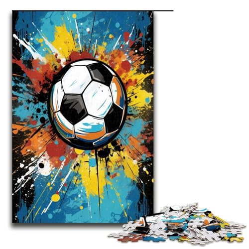Fußball Sport Puzzle mit 1000 Teilen für Erwachsene als Geschenk geeignet für Jugendliche ab 14 Jahren 1000 Teile Fußball Sport Puzzle mit 1000 Teilen für Erwachsene als Geschenk geeignet für Jugendliche ab 14 Jahren 1000 Teile von QSYFNBZL