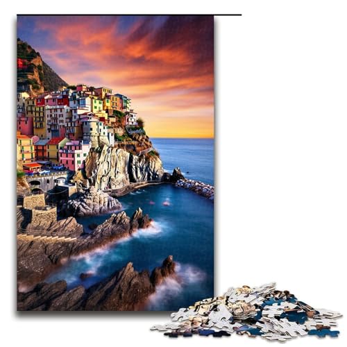 Italienische Küstenlandschaft 1000 teiliges Puzzle für Erwachsene als Geschenk geeignet für Jugendliche ab 14 Jahren 1000 Teile Italienische Küstenlandschaft 1000 teiliges Puzzle für Erwachsene als Geschenk geeignet für Jugendliche ab 14 Jahren 1000 Teile von QSYFNBZL