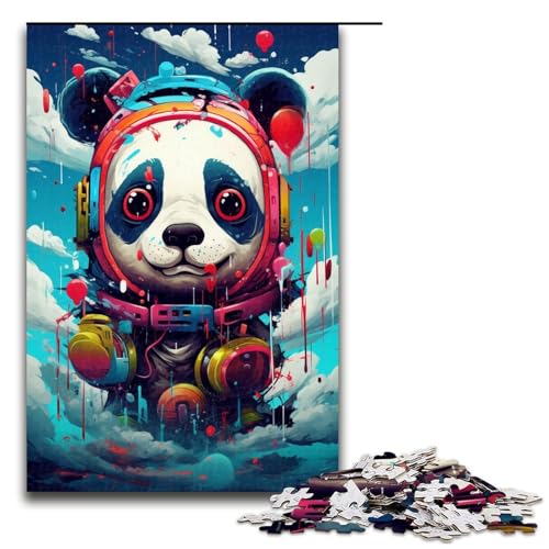 Puzzle 1000 Teile Baby Roboter Panda von SplattersLots Dickes farbiges Puzzle für Erwachsene Lernspiel aus Holz Herausforderungsspielzeug 75 x 50 cm Puzzle 1000 Teile Baby Roboter Panda von SplattersLots Dickes farbiges Puzzle für Erwachsene Lernspiel aus Holz Herausforderungsspielzeug 75 x 50 cm von QSYFNBZL