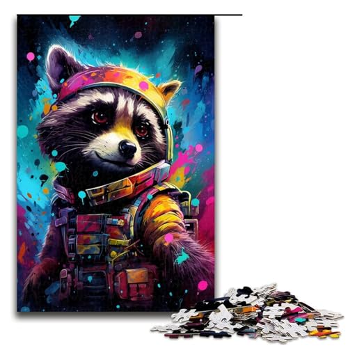 Puzzle 1000 Teile Baby Roboter Waschbär von SplattersLots Dickes farbiges Puzzle für Erwachsene hölzernes Lernspiel Herausforderungsspielzeug 75 x 50 cm Puzzle 1000 Teile Baby Roboter Waschbär von SplattersLots Dickes farbiges Puzzle für Erwachsene hölzernes Lernspiel Herausforderungsspielzeug 75 x 50 cm von QSYFNBZL
