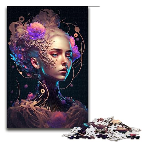 Puzzle 1000 Teile Beauty Girl Puzzle für Erwachsene aus Holz Lernspiel Herausforderung Spielzeug 75x50cm Puzzle 1000 Teile Beauty Girl Puzzle für Erwachsene aus Holz Lernspiel Herausforderung Spielzeug 75x50cm von QSYFNBZL