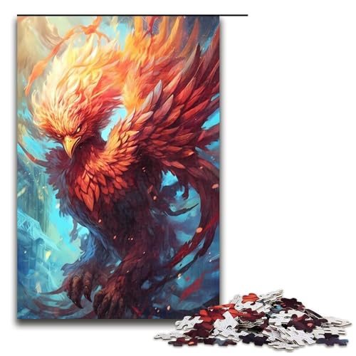 Puzzle 1000 Teile Blumen Phönix Puzzle für Erwachsene aus Holz Lernspiel Herausforderungsspielzeug 75 x 50 cm Puzzle 1000 Teile Blumen Phönix Puzzle für Erwachsene aus Holz Lernspiel Herausforderungsspielzeug 75 x 50 cm von QSYFNBZL
