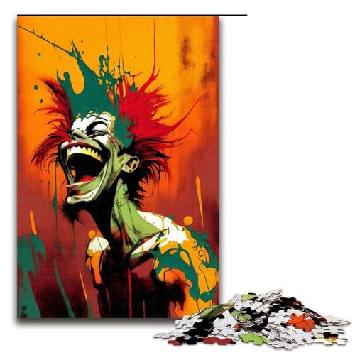 Puzzle 1000 Teile Comic Insanity Puzzle für Erwachsene aus Holz Lernspiel Herausforderungsspielzeug 75 x 50 cm Puzzle 1000 Teile Comic Insanity Puzzle für Erwachsene aus Holz Lernspiel Herausforderungsspielzeug 75 x 50 cm von QSYFNBZL