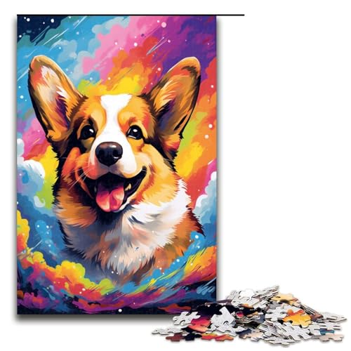 Puzzle 1000 Teile Corgi im Krater ist von Spritzern umgeben für Erwachsene Holz Lernspiel Herausforderungsspielzeug 75 x 50 cm Puzzle 1000 Teile Corgi im Krater ist von Spritzern umgeben für Erwachsene Holz Lernspiel Herausforderungsspielzeug 75 x 50 cm von QSYFNBZL