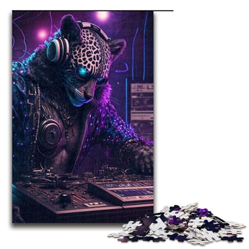 Puzzle 1000 Teile DJ Chita Puzzle für Erwachsene aus Holz Lernspiel Herausforderungsspielzeug 75x50cm von QSYFNBZL