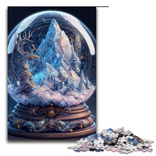 Puzzle 1000 Teile Eisberg Puzzle für Erwachsene Holz Lernspiel Herausforderung Spielzeug 75x50cm von QSYFNBZL
