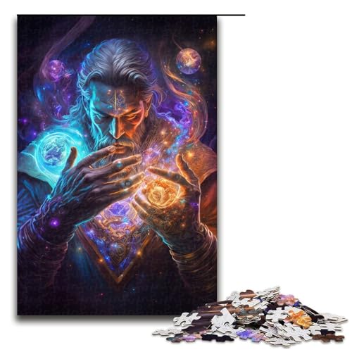 Puzzle 1000 Teile Elementarmagier Puzzle für Erwachsene aus Holz Lernspiel Herausforderungsspielzeug 75x50cm Puzzle 1000 Teile Elementarmagier Puzzle für Erwachsene aus Holz Lernspiel Herausforderungsspielzeug 75x50cm von QSYFNBZL