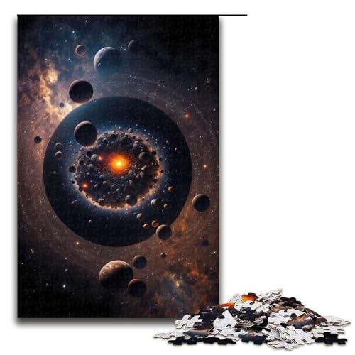 Puzzle 1000 Teile Farben des Weltraumplaneten Puzzle für Erwachsene Lernspiel aus Holz Herausforderungsspielzeug 75 x 50 cm Puzzle 1000 Teile Farben des Weltraumplaneten Puzzle für Erwachsene Lernspiel aus Holz Herausforderungsspielzeug 75 x 50 cm von QSYFNBZL