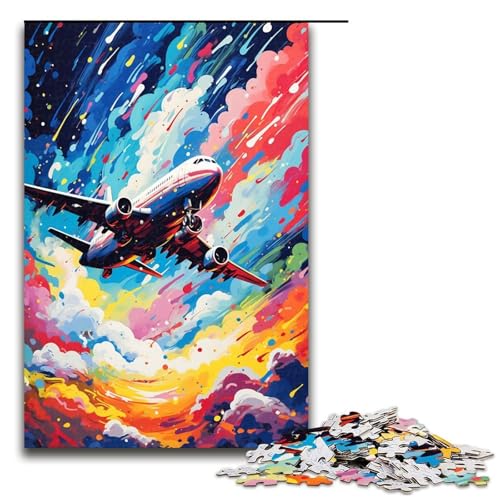 Puzzle 1000 Teile Flugzeuge sind von Spritzern umgeben Viele Bunte Farbpuzzles für Erwachsene Lernspiel aus Holz Herausforderungsspielzeug 75 x 50 cm Puzzle 1000 Teile Flugzeuge sind von Spritzern umgeben Viele Bunte Farbpuzzles für Erwachsene Lernspiel aus Holz Herausforderungsspielzeug 75 x 50 cm von QSYFNBZL