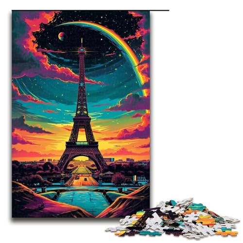 Puzzle 1000 Teile Frankreich Eiffelturm Puzzle für Erwachsene Holz Lernspiel Herausforderung Spielzeug 75x50cm Puzzle 1000 Teile Frankreich Eiffelturm Puzzle für Erwachsene Holz Lernspiel Herausforderung Spielzeug 75x50cm von QSYFNBZL