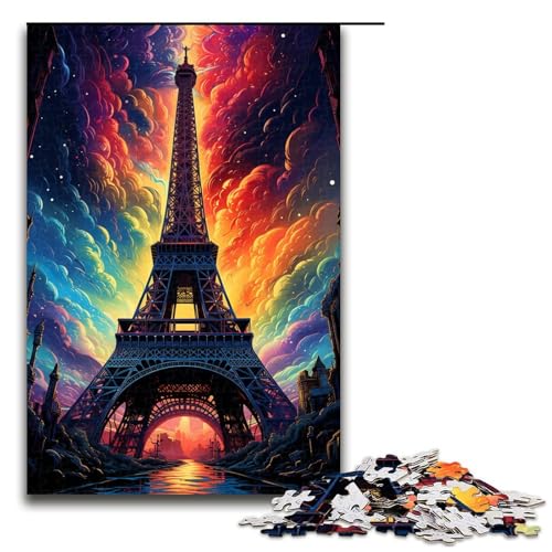 Puzzle 1000 Teile Frankreich Eiffelturm Puzzle für Erwachsene Holz Lernspiel Herausforderung Spielzeug 75x50cm Puzzle 1000 Teile Frankreich Eiffelturm Puzzle für Erwachsene Holz Lernspiel Herausforderung Spielzeug 75x50cm von QSYFNBZL
