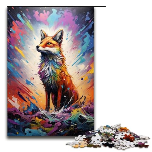 Puzzle 1000 Teile Fuchs im Krater ist von Spritzern umgeben für Erwachsene Holz Lernspiel Herausforderungsspielzeug 75 x 50 cm Puzzle 1000 Teile Fuchs im Krater ist von Spritzern umgeben für Erwachsene Holz Lernspiel Herausforderungsspielzeug 75 x 50 cm von QSYFNBZL