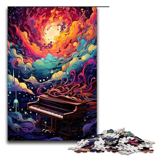 Puzzle 1000 Teile Klavier ist von Spritzern umgeben Viele Bunte Farbpuzzles für Erwachsene Hölzernes Lernspiel Herausforderungsspielzeug 75 x 50 cm Puzzle 1000 Teile Klavier ist von Spritzern umgeben Viele Bunte Farbpuzzles für Erwachsene Hölzernes Lernspiel Herausforderungsspielzeug 75 x 50 cm von QSYFNBZL