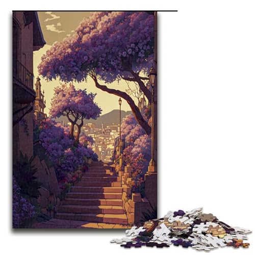 Puzzle 1000 Teile Kriegerin Puzzle für Erwachsene Holz Lernspiel Herausforderung Spielzeug 75x50cm von QSYFNBZL