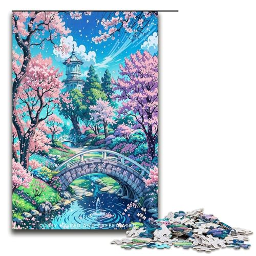 Puzzle 1000 Teile Märchenwald Puzzle für Erwachsene Holz Lernspiel Herausforderung Spielzeug 1000 PCS von QSYFNBZL