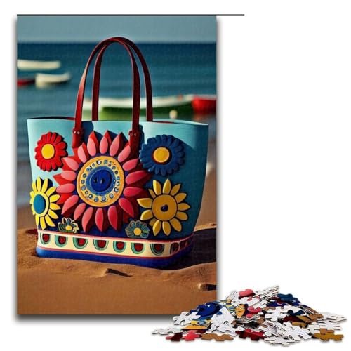 Puzzle 1000 Teile Mode trifft Funktion Puzzle für Erwachsene Holz Lernspiel Herausforderung Spielzeug 75x50cm von QSYFNBZL