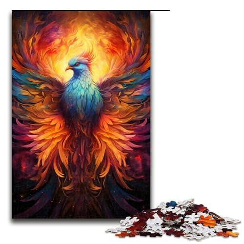 Puzzle 1000 Teile Mysteriöses Fantasy Phönix Puzzle für Erwachsene aus Holz Lernspiel Herausforderungsspielzeug 75 x 50 cm Puzzle 1000 Teile Mysteriöses Fantasy Phönix Puzzle für Erwachsene aus Holz Lernspiel Herausforderungsspielzeug 75 x 50 cm von QSYFNBZL