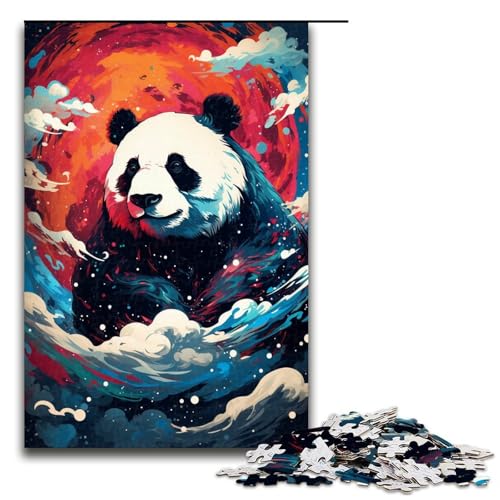 Puzzle 1000 Teile Panda in der Caldera ist von Spritzern umgeben Puzzle für Erwachsene Lernspiel aus Holz Herausforderungsspielzeug 75 x 50 cm Puzzle 1000 Teile Panda in der Caldera ist von Spritzern umgeben Puzzle für Erwachsene Lernspiel aus Holz Herausforderungsspielzeug 75 x 50 cm von QSYFNBZL