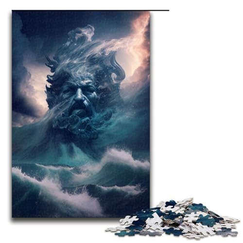 Puzzle 1000 Teile Poseidon Rising für Erwachsene Holz Lernspiel Herausforderungsspielzeug 75 x 50 cm Puzzle 1000 Teile Poseidon Rising für Erwachsene Holz Lernspiel Herausforderungsspielzeug 75 x 50 cm von QSYFNBZL