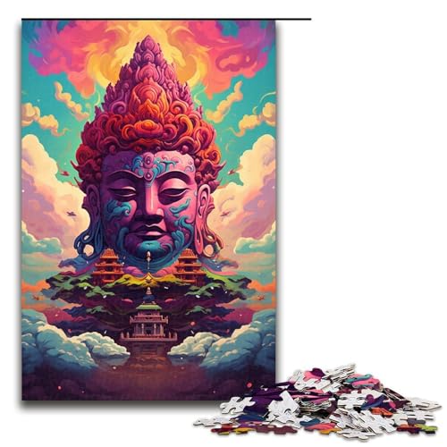 Puzzle 1000 Teile Roboter Buddha von SplattersLots Dickes buntes Puzzle für Erwachsene Lernspiel aus Holz Herausforderungsspielzeug 75 x 50 cm Puzzle 1000 Teile Roboter Buddha von SplattersLots Dickes buntes Puzzle für Erwachsene Lernspiel aus Holz Herausforderungsspielzeug 75 x 50 cm von QSYFNBZL