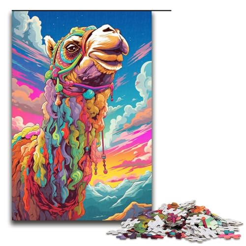 Puzzle 1000 Teile Roboter Kamel von SplattersLots Dickes farbiges Wolken Puzzle für Erwachsene hölzernes Lernspiel Herausforderungsspielzeug 75 x 50 cm Puzzle 1000 Teile Roboter Kamel von SplattersLots Dickes farbiges Wolken Puzzle für Erwachsene hölzernes Lernspiel Herausforderungsspielzeug 75 x 50 cm von QSYFNBZL
