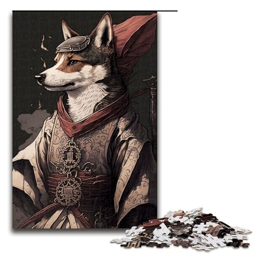 Puzzle 1000 Teile Samurai Hundepuzzle für Erwachsene aus Holz Lernspiel Herausforderungsspielzeug 75 x 50 cm Puzzle 1000 Teile Samurai Hundepuzzle für Erwachsene aus Holz Lernspiel Herausforderungsspielzeug 75 x 50 cm von QSYFNBZL