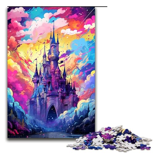 Puzzle 1000 Teile Schloss ist von Spritzern umgeben viele Bunte Puzzles für Erwachsene Lernspiel aus Holz Herausforderungsspielzeug 75 x 50 cm Puzzle 1000 Teile Schloss ist von Spritzern umgeben viele Bunte Puzzles für Erwachsene Lernspiel aus Holz Herausforderungsspielzeug 75 x 50 cm von QSYFNBZL