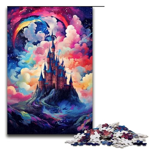 Puzzle 1000 Teile Schloss ist von Spritzern umgeben viele Bunte Puzzles für Erwachsene Lernspiel aus Holz Herausforderungsspielzeug 75 x 50 cm Puzzle 1000 Teile Schloss ist von Spritzern umgeben viele Bunte Puzzles für Erwachsene Lernspiel aus Holz Herausforderungsspielzeug 75 x 50 cm von QSYFNBZL
