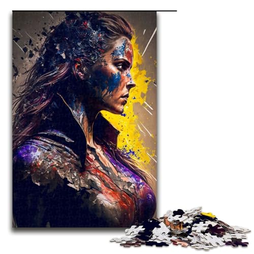 Puzzle 1000 Teile She's Our Hero für Erwachsene aus Holz Lernspiel Herausforderungsspielzeug 75 x 50 cm Puzzle 1000 Teile She's Our Hero für Erwachsene aus Holz Lernspiel Herausforderungsspielzeug 75 x 50 cm von QSYFNBZL