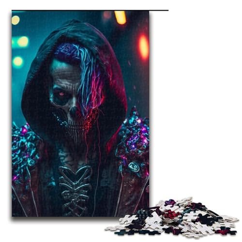 Puzzle 1000 Teile Skelett Hacker Puzzle für Erwachsene aus Holz Lernspiel Herausforderungsspielzeug 75 x 50 cm Puzzle 1000 Teile Skelett Hacker Puzzle für Erwachsene aus Holz Lernspiel Herausforderungsspielzeug 75 x 50 cm von QSYFNBZL