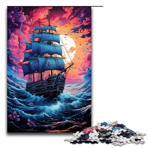 Puzzle 1000 Teile Space_Pirate_Ship_colorfu Puzzle für Erwachsene aus Holz Lernspiel Herausforderungsspielzeug 75 x 50 cm Puzzle 1000 Teile Space_Pirate_Ship_colorfu Puzzle für Erwachsene aus Holz Lernspiel Herausforderungsspielzeug 75 x 50 cm von QSYFNBZL