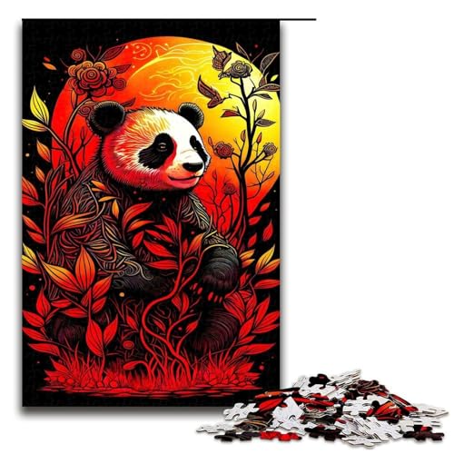 Puzzle 1000 Teile Tierpuzzle für Erwachsene aus Holz Lernspiel Herausforderungsspielzeug 75 x 50 cm von QSYFNBZL