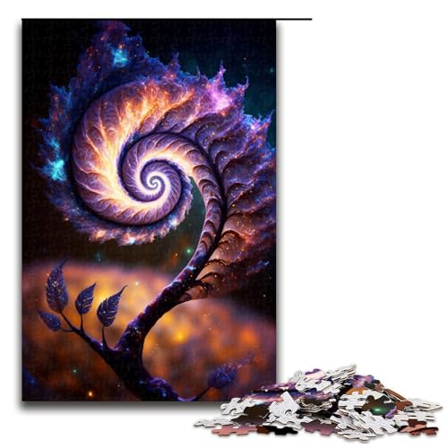 Puzzle 1000 Teile Unendliche Natur Puzzle für Erwachsene Holz Lernspiel Herausforderung Spielzeug 75x50cm von QSYFNBZL